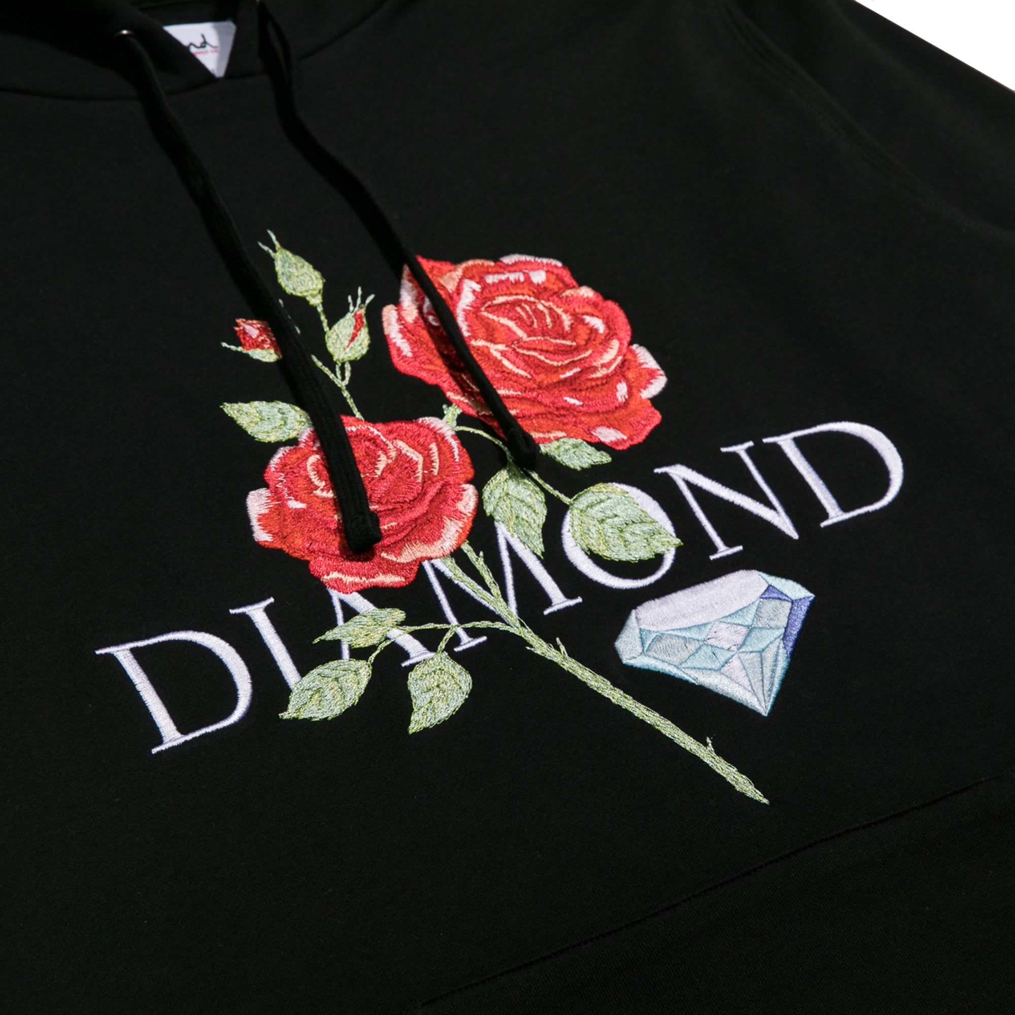 Red Rose Hoodie - Black sold by Diamond Supply Co. product image thumbnail 2