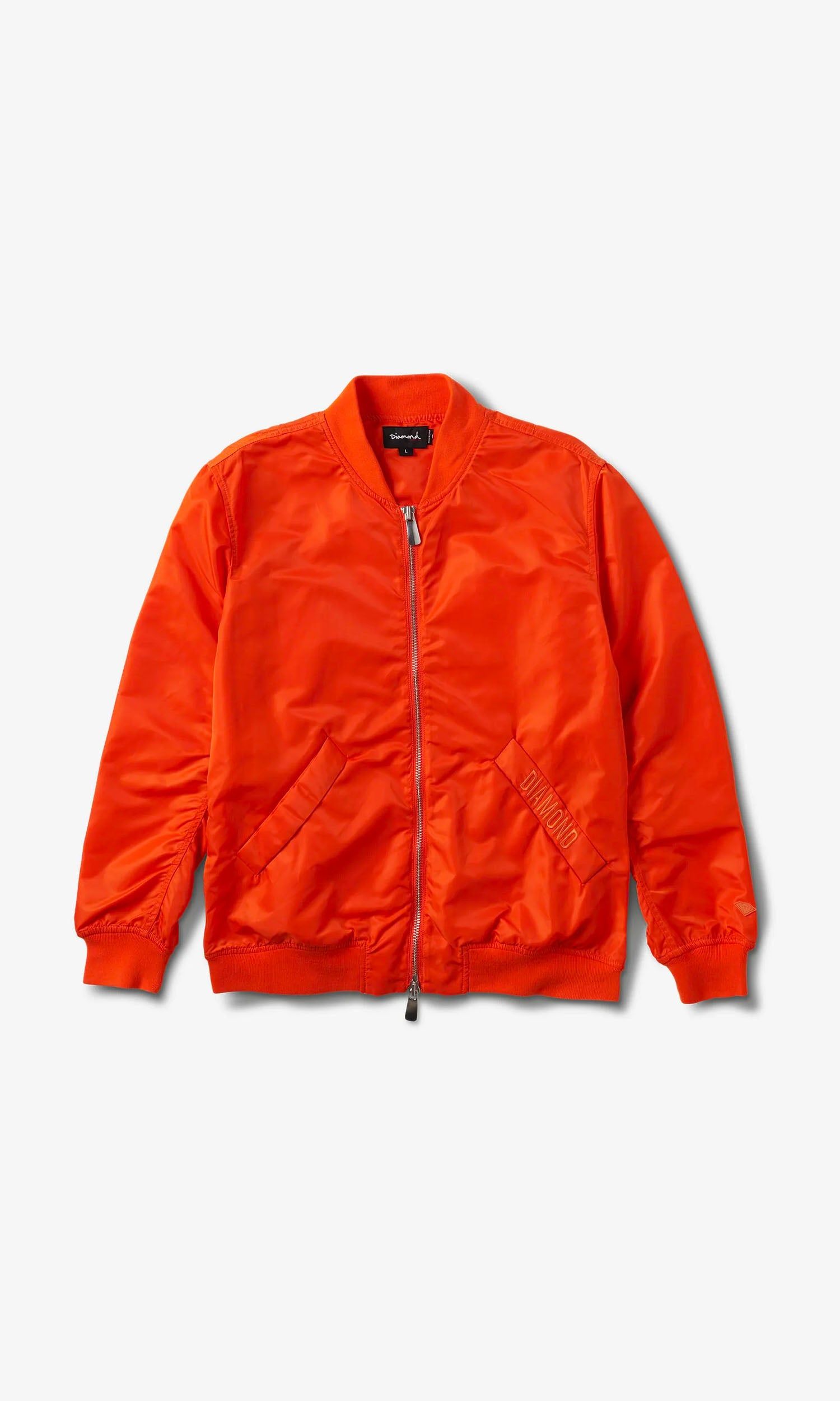 Diamond Mock Neck Pullover - Orange sold by Diamond Supply Co.