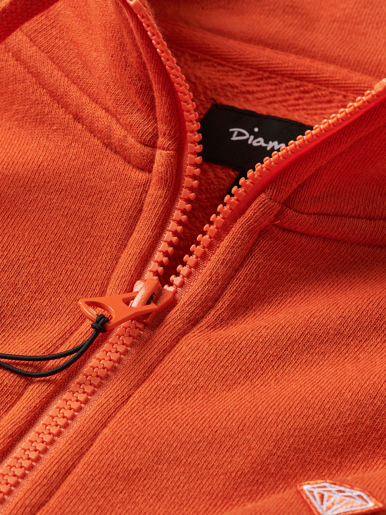 Diamond Mock Neck Pullover - Orange sold by Diamond Supply Co. product image thumbnail 2
