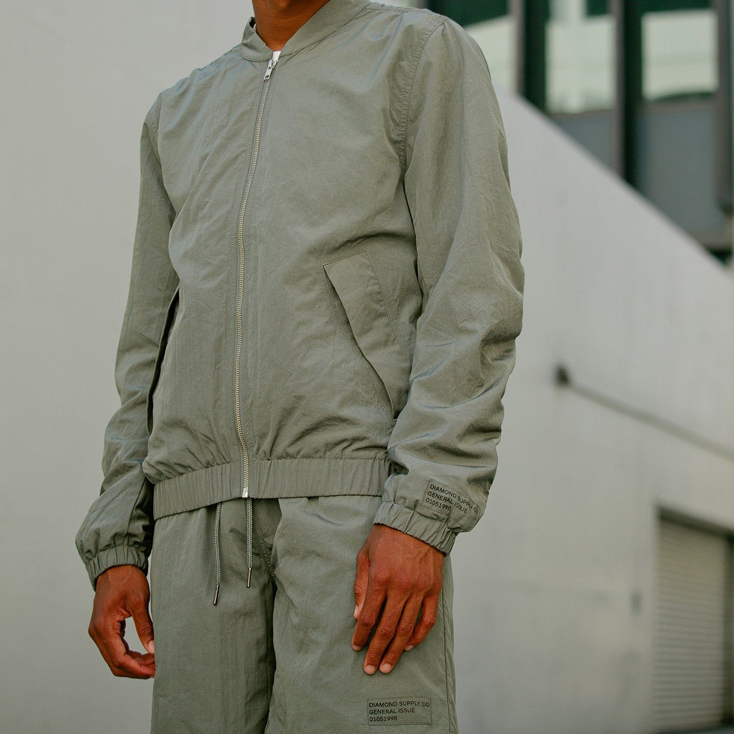 G.I. Nylon Bomber Jacket - Army sold by Diamond Supply Co. product image thumbnail 3