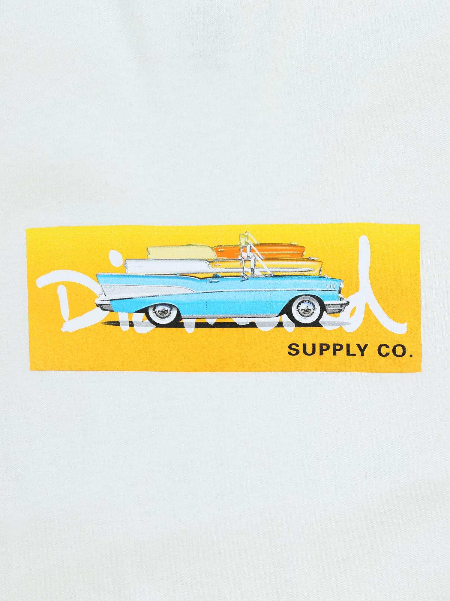 CHEVY BEL AIR TEE - WHT sold by Diamond Supply Co. product image thumbnail 3