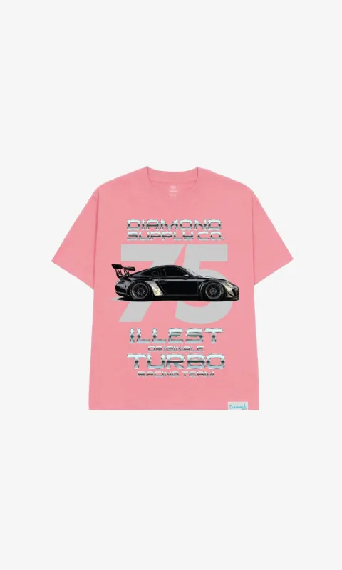 DIAMOND X ILLEST TURBO TEE - PEACH sold by Diamond Supply Co.