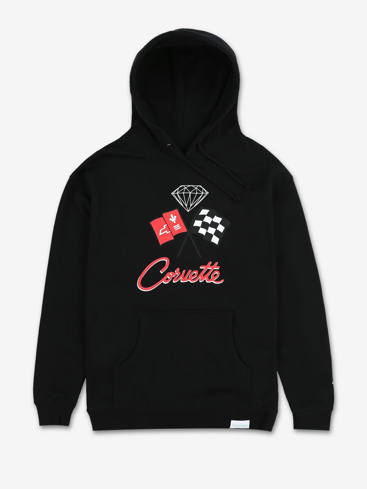CHEVY CORVETTE HOODIE - BLK sold by Diamond Supply Co.