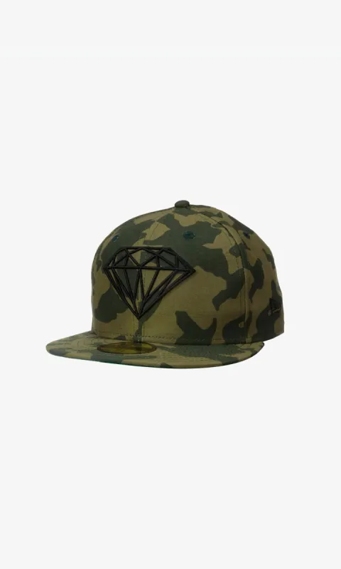 Brilliant New Era Fitted Hat - Camo sold by Diamond Supply Co.