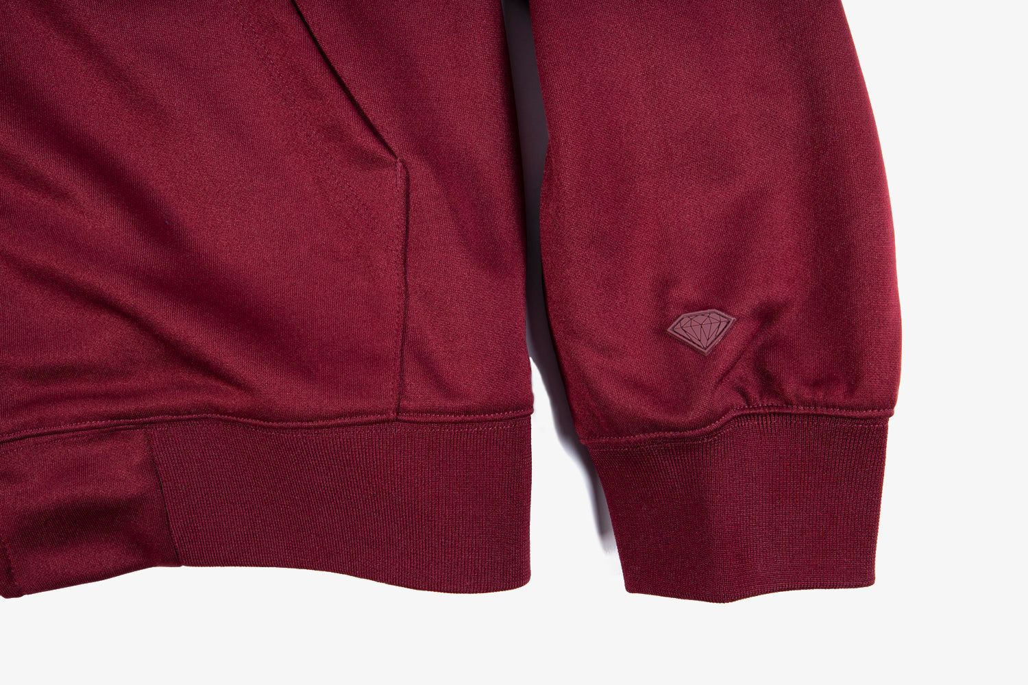 Diamond Oversized Hoodie - Burgundy sold by Diamond Supply Co. product image thumbnail 4