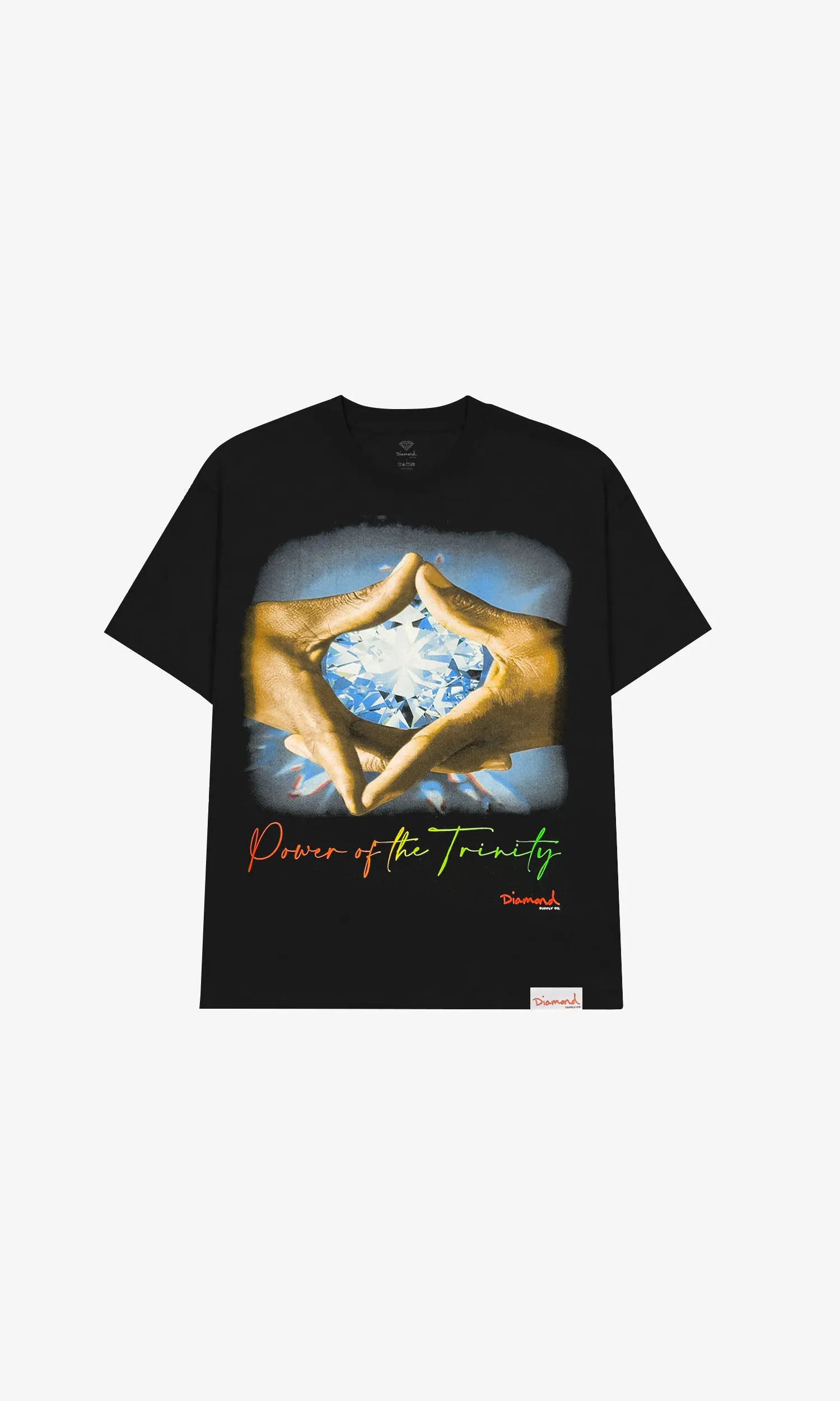 POWER OF TRINITY TEE - BLACK sold by Diamond Supply Co.