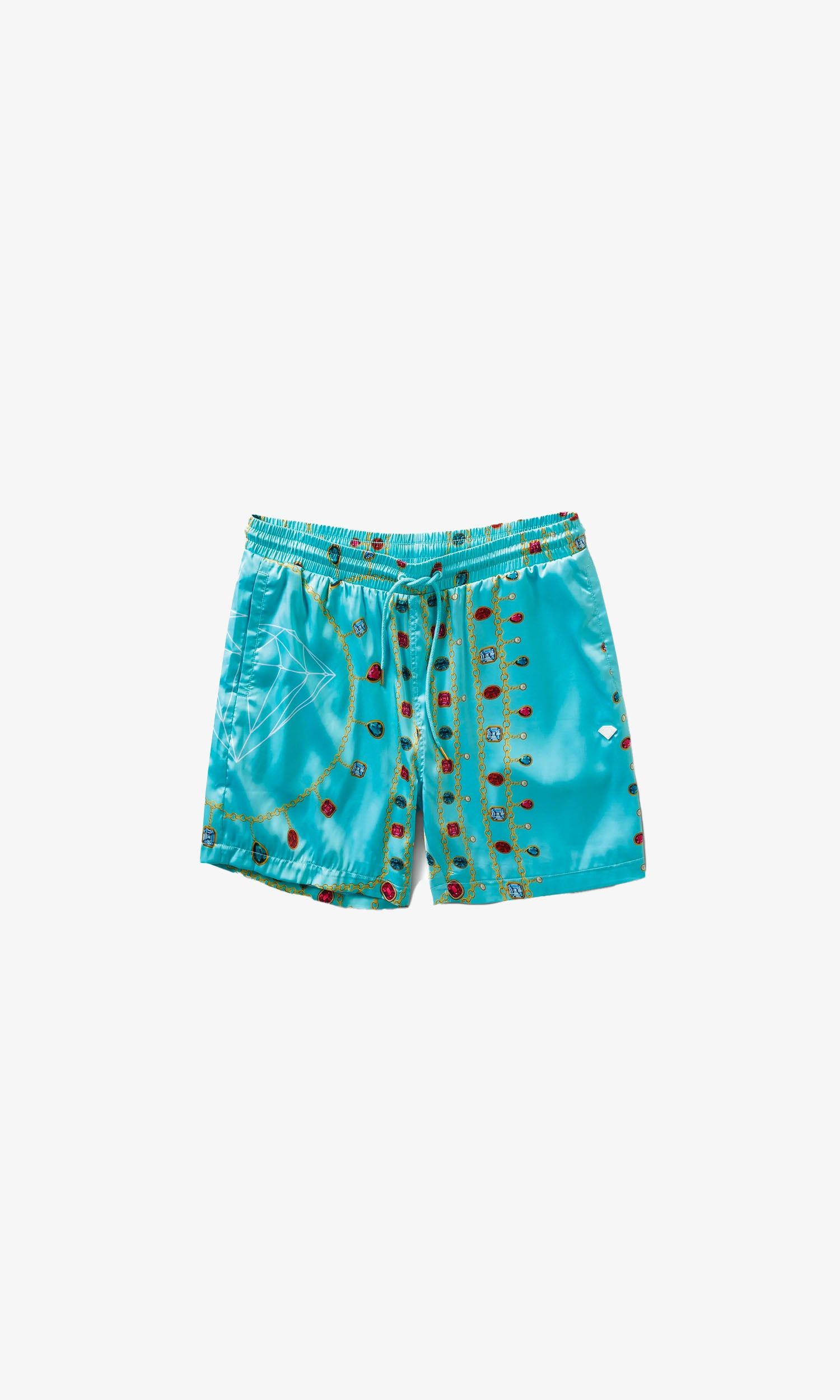 Diamond Chain Shorts - Diamond Blue sold by Diamond Supply Co.