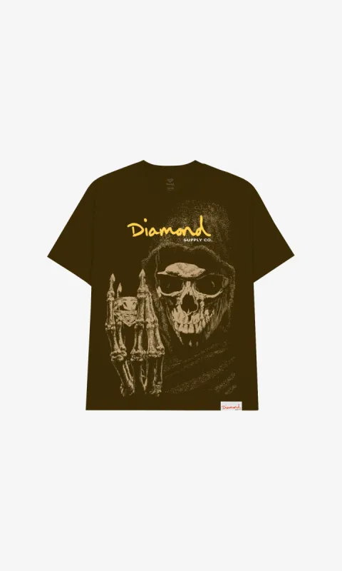 REAPER TEE - BROWN sold by Diamond Supply Co.