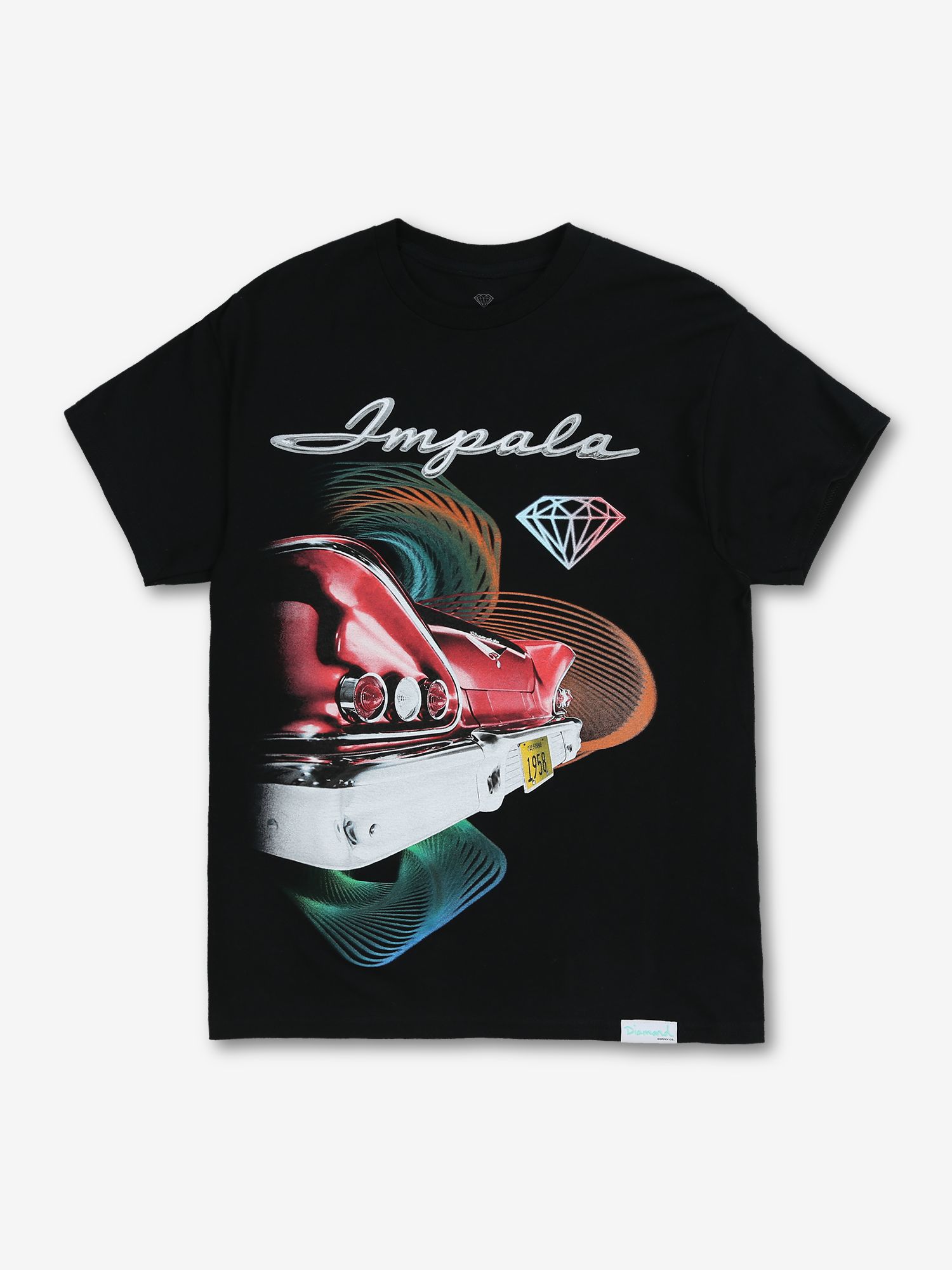 CHEVY IMPALA TEE - BLK sold by Diamond Supply Co.