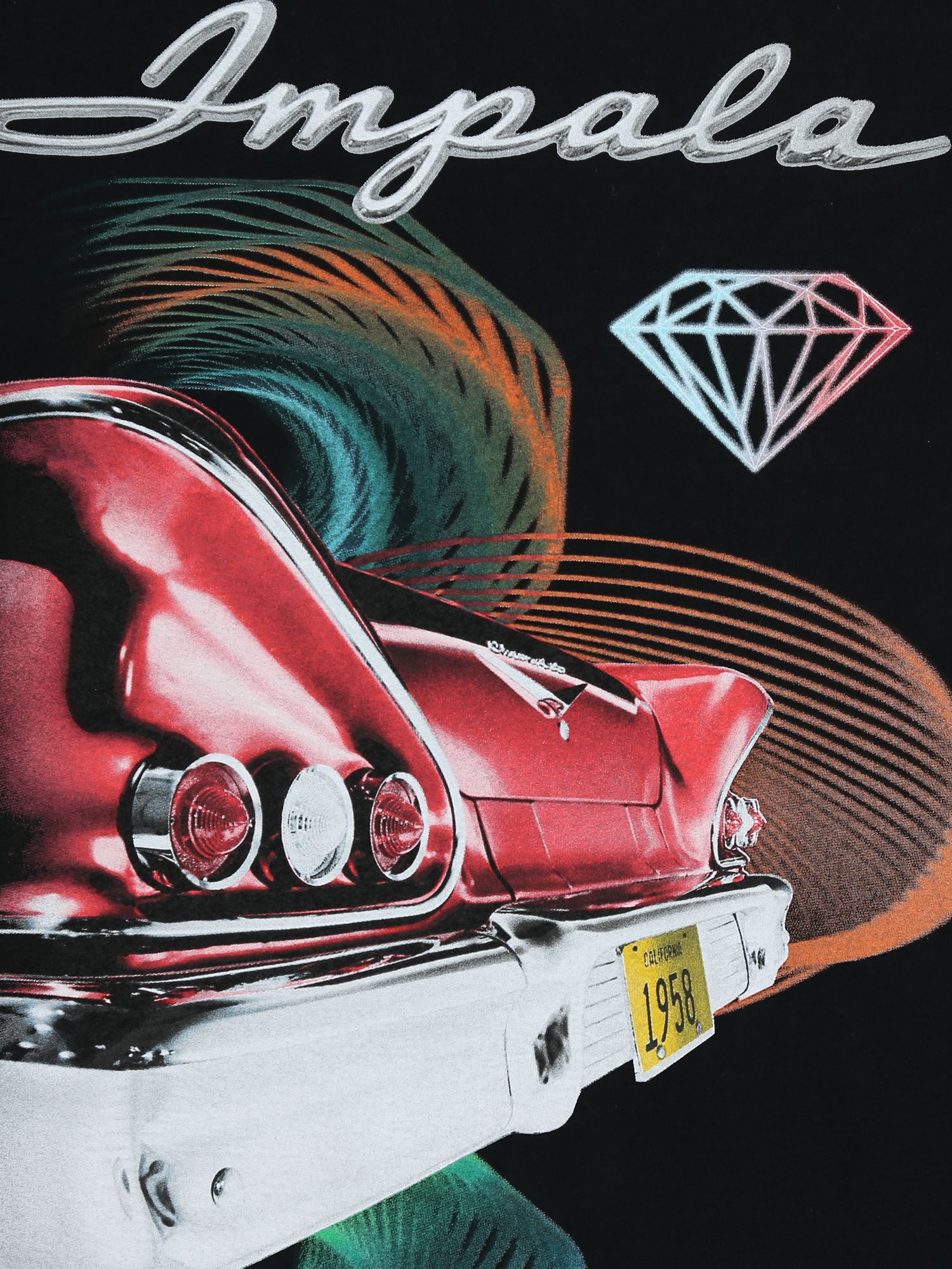 CHEVY IMPALA TEE - BLK sold by Diamond Supply Co. product image thumbnail 3