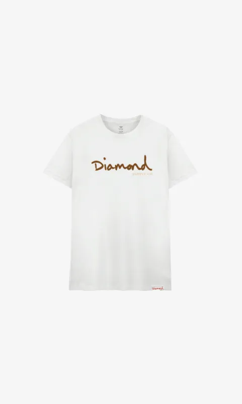 OG SCRIPT TEE - WHITE made by Diamond Supply Co.