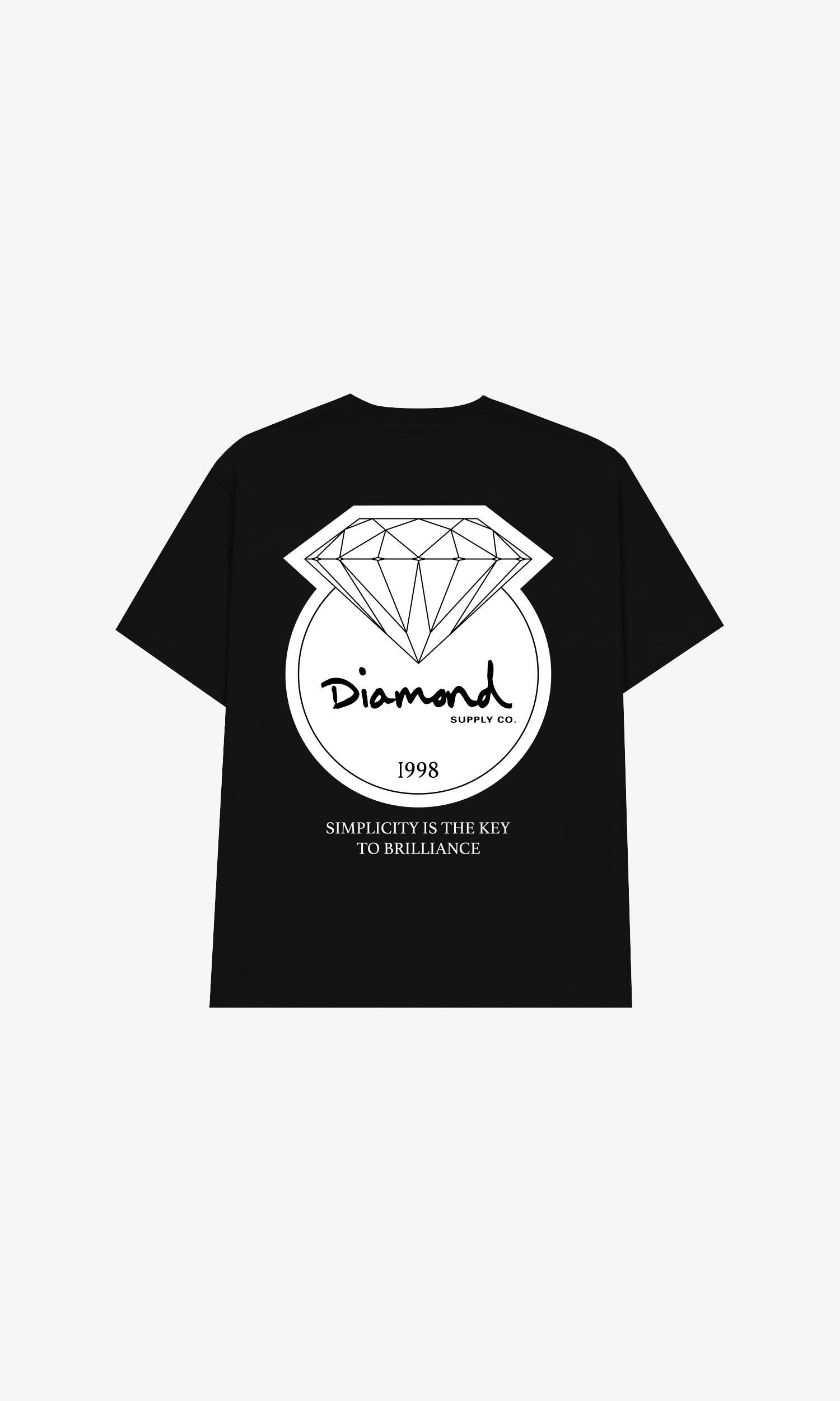 RING TEE - BLACK sold by Diamond Supply Co. product image thumbnail 2