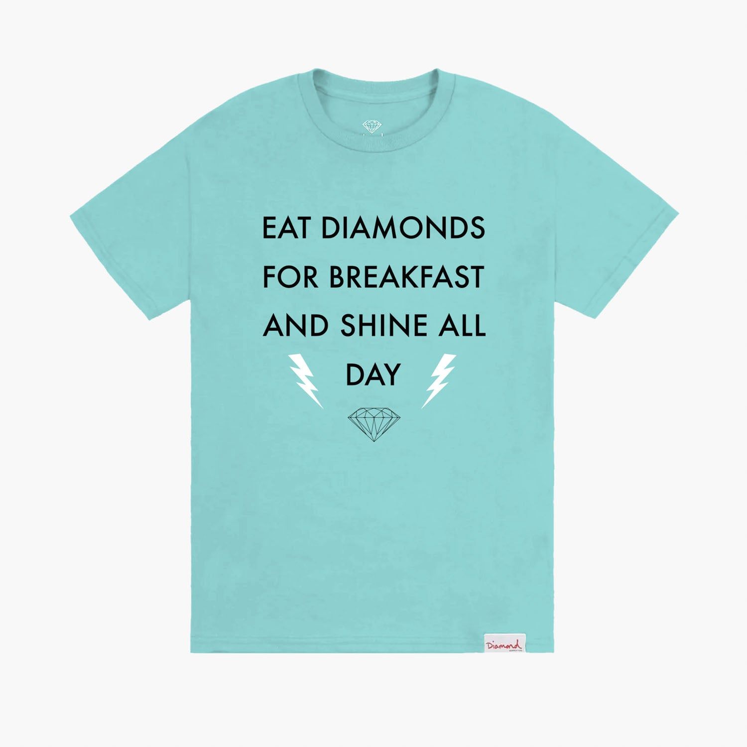Breakfast Tee - DIAMOND BLUE sold by Diamond Supply Co.