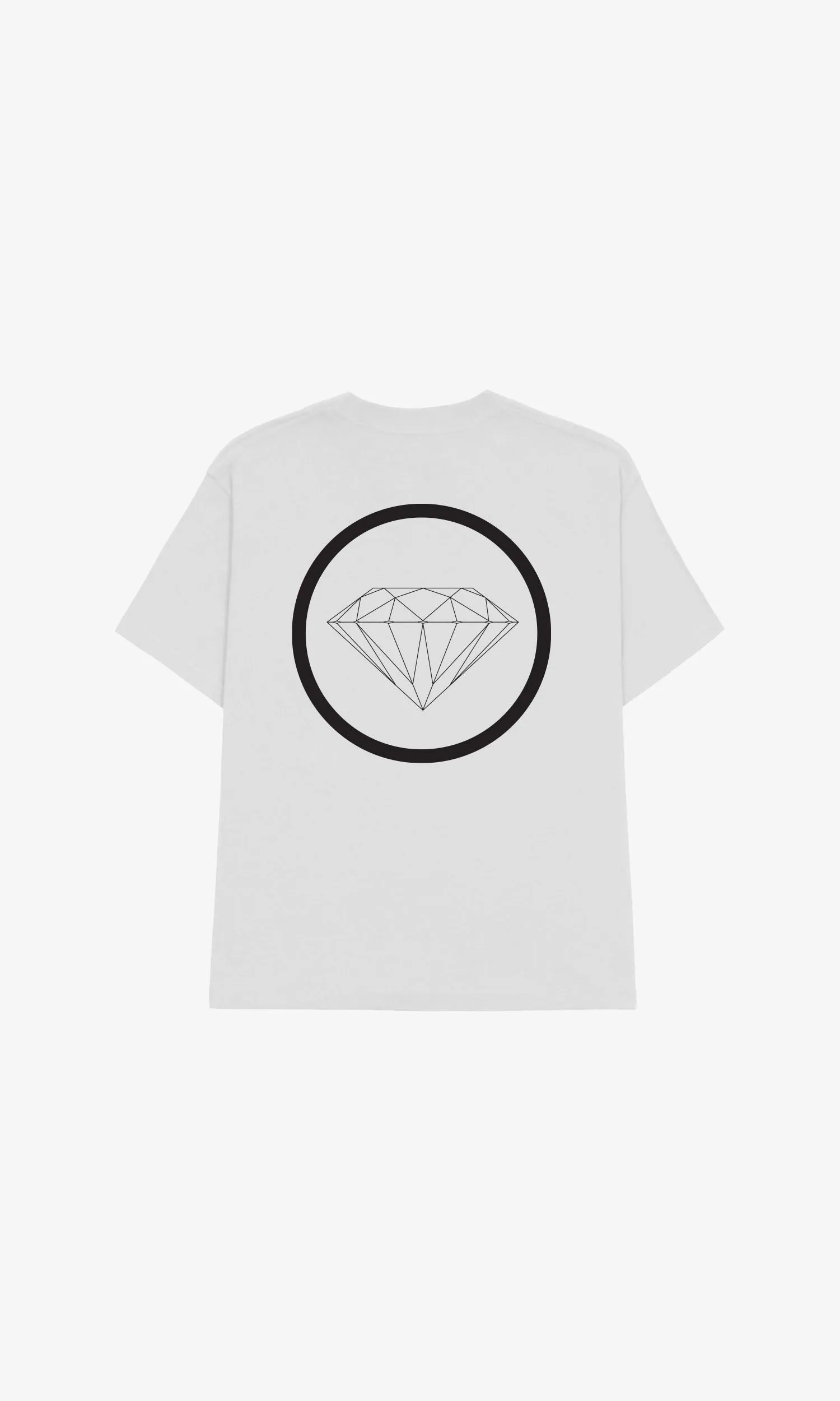 BRILLIANT CIRCLE TEE - WHITE sold by Diamond Supply Co. product image thumbnail 2