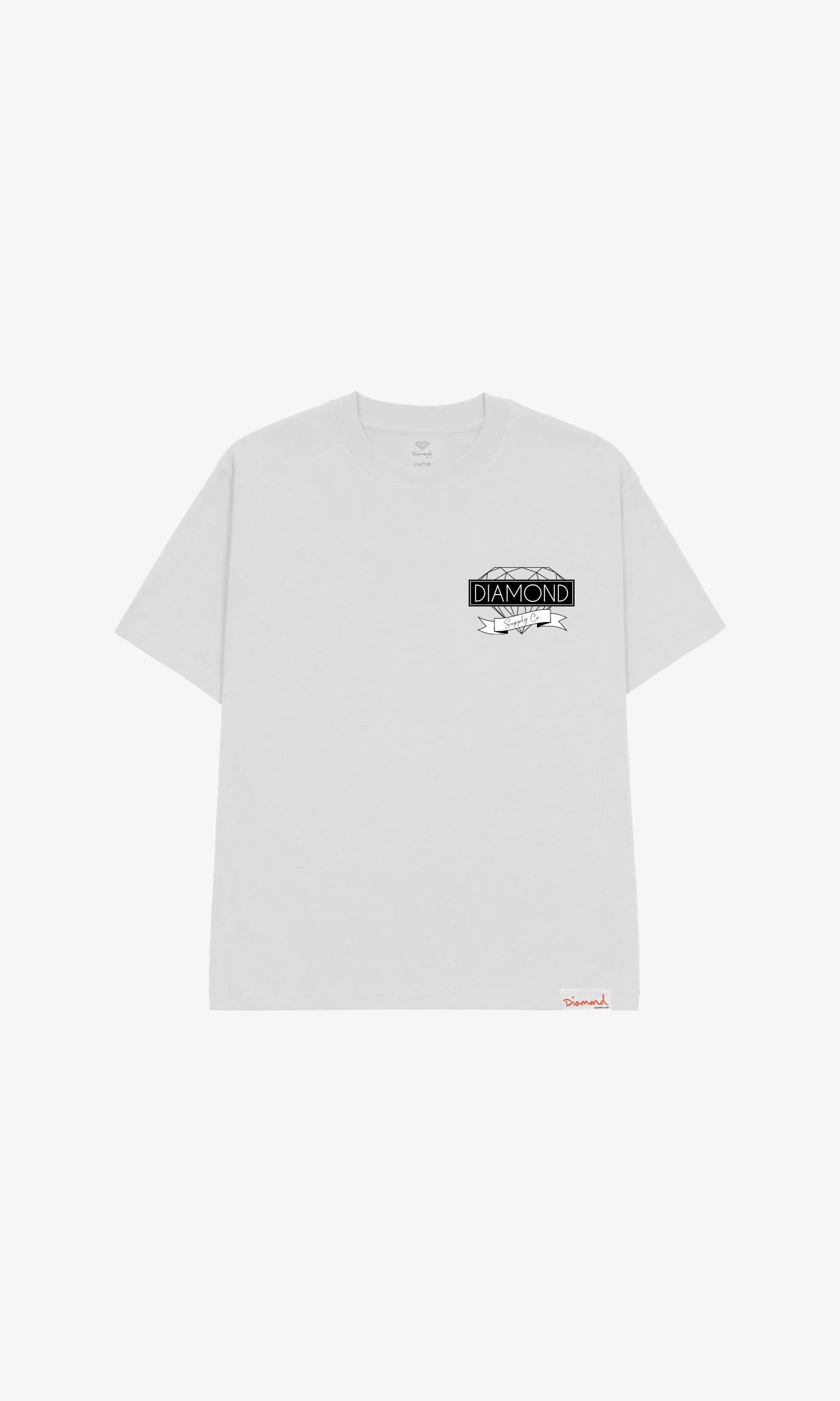 DIAMOND VINTAGE TEE - WHITE sold by Diamond Supply Co.