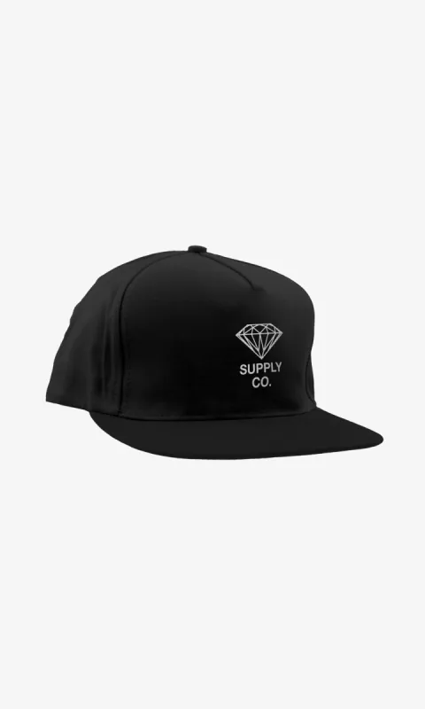 SUPPLY CO. SNAPBACK - BLACK sold by Diamond Supply Co.