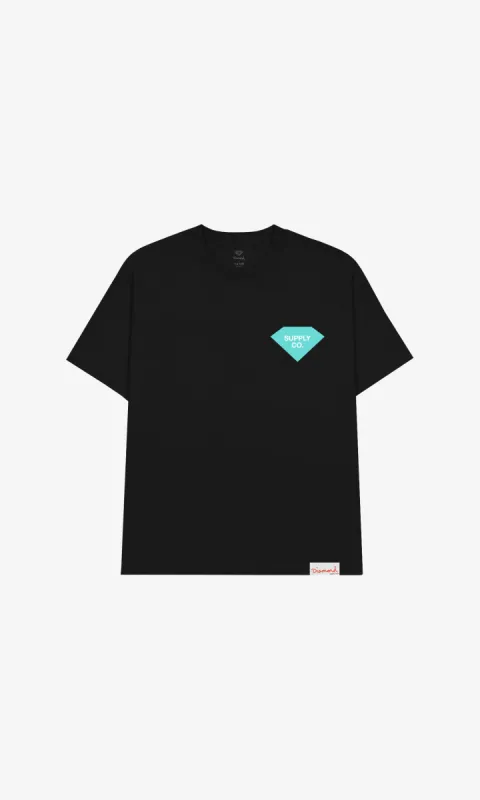SILHOUETTE SUPPLY CO TEE - BLACK sold by Diamond Supply Co.