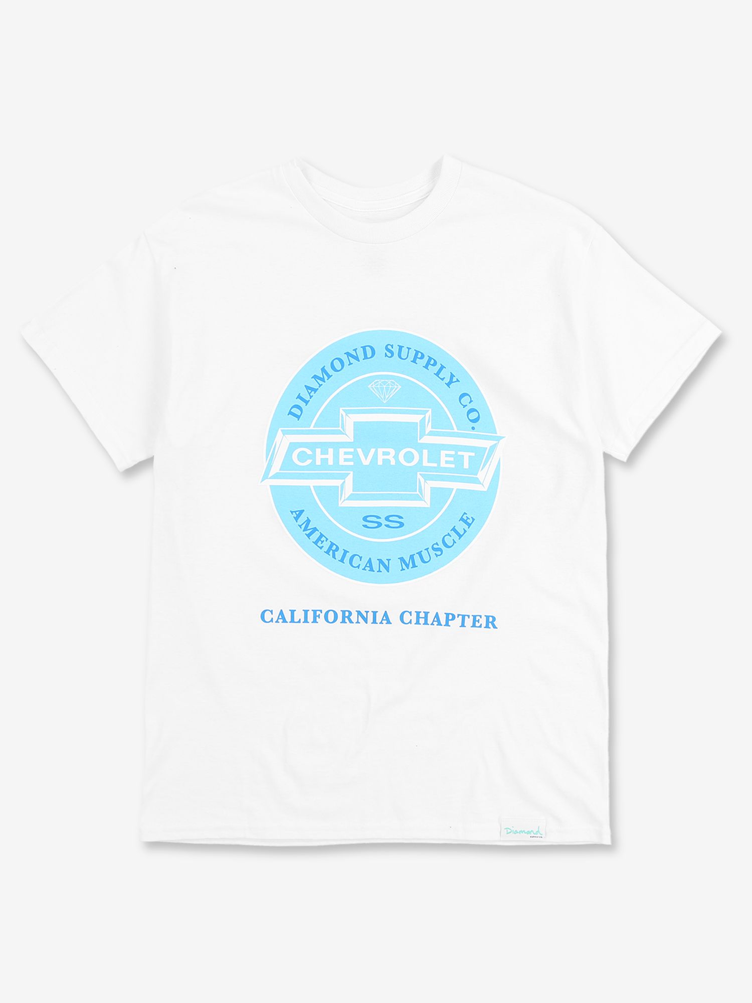 CHEVY CALIFORNIA CHAPTER TEE - WHT sold by Diamond Supply Co.