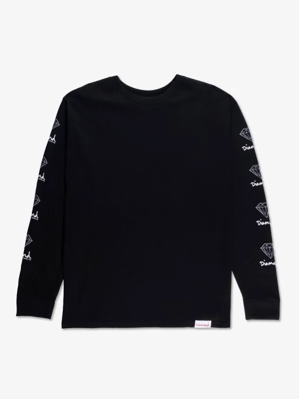 OG Sign Long Sleeve Tee - Black sold by Diamond Supply Co.