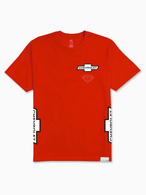 CHEVY SPEEDWAY TEE - RED sold by Diamond Supply Co.
