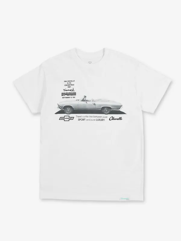 CHEVY 68 CHEVELLE TEE - WHT sold by Diamond Supply Co.