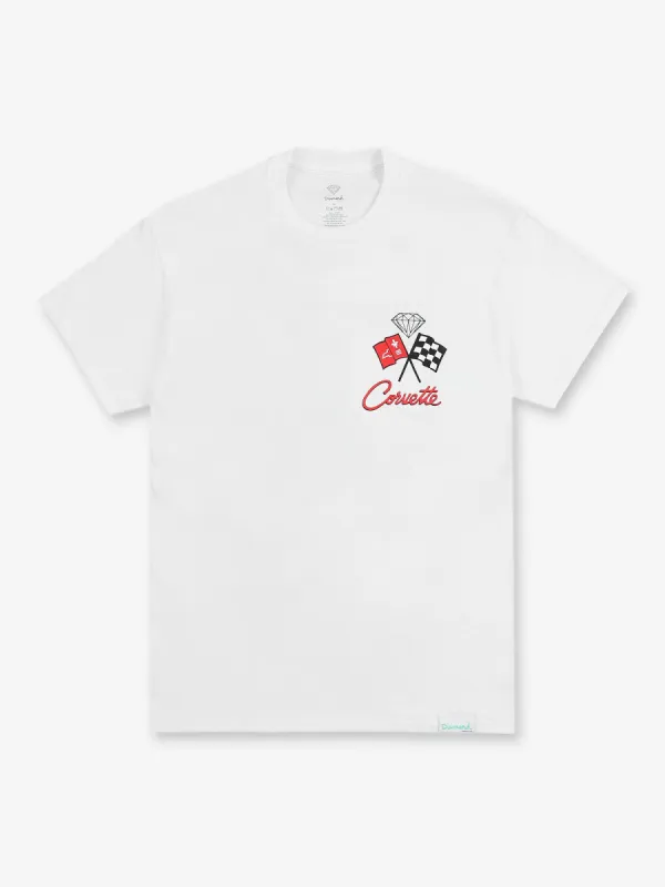CHEVY CORVETTE TEE - WHT sold by Diamond Supply Co.