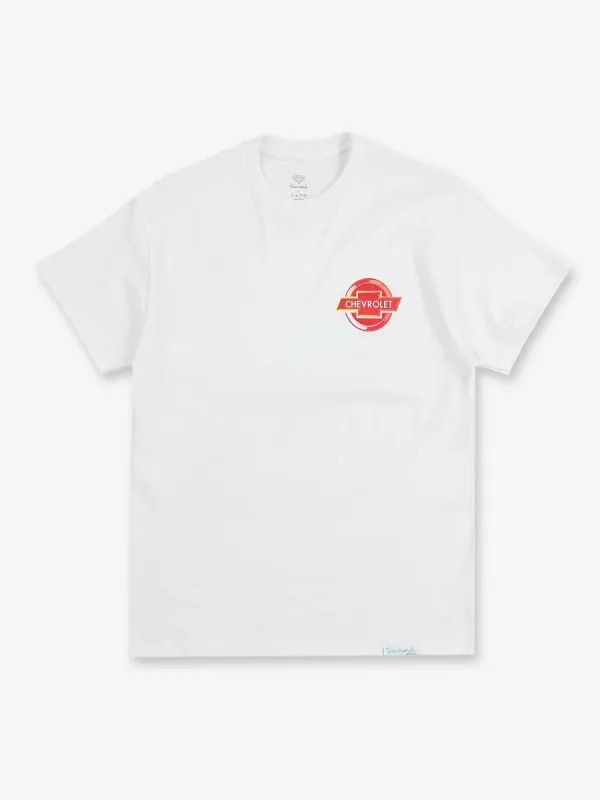 CHEVY POWERED BY TEE - WHT/RED sold by Diamond Supply Co.