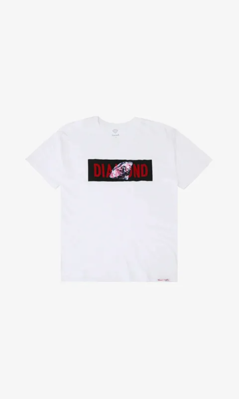 Banded Tee - White sold by Diamond Supply Co.