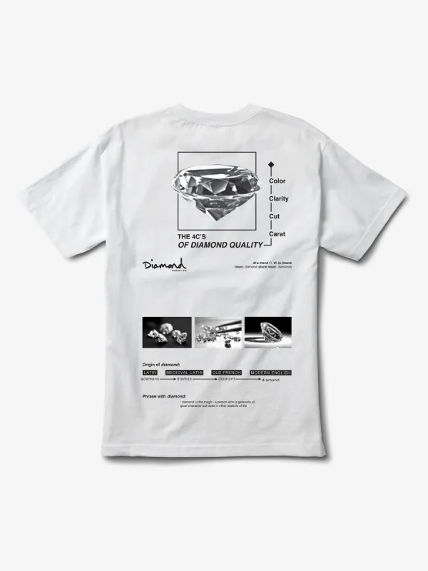Blueprint Tee - White sold by Diamond Supply Co.