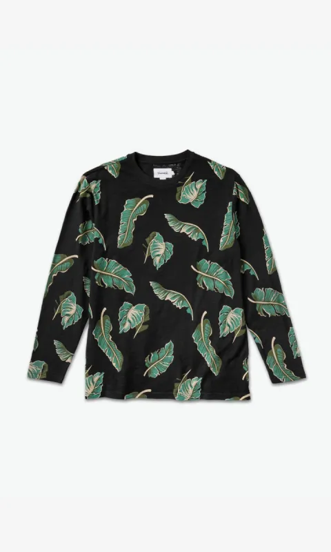 Tropical Paradise Longsleeve Tee - Black sold by Diamond Supply Co.