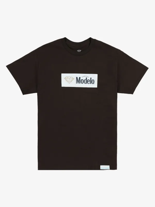 Diamond X Modelo Box Logo Tee - Black sold by Diamond Supply Co.