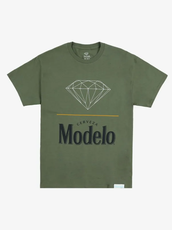 Diamond X Modelo Brilliant Tee - Military Green sold by Diamond Supply Co.