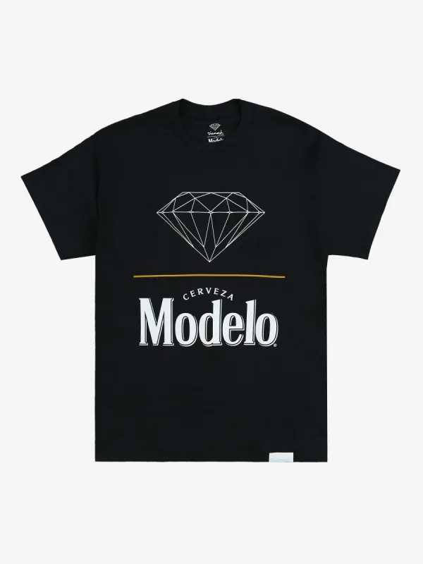 Diamond X Modelo Brilliant Tee - Black sold by Diamond Supply Co.