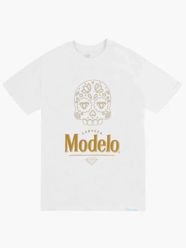 Diamond X Modelo Sketch Tee - White sold by Diamond Supply Co.