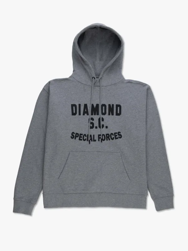 Special Forces Hoodie - Heather Grey sold by Diamond Supply Co.