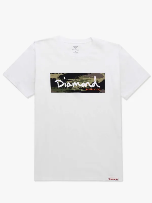 Special Forces Box Logo Tee - White sold by Diamond Supply Co.