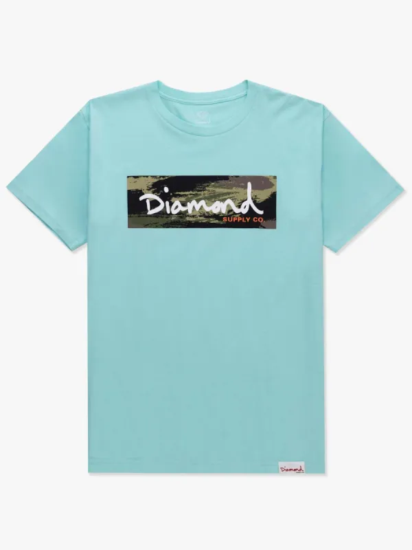 Special Forces Box Logo Tee - Diamond Blue sold by Diamond Supply Co.