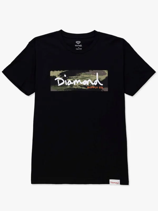 Special Forces Box Logo Tee - Black sold by Diamond Supply Co.