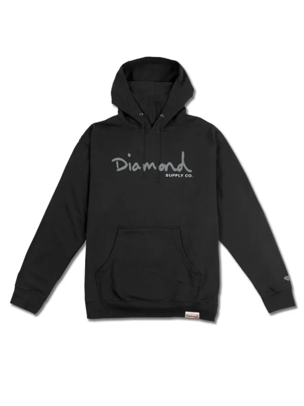 OG Script Hoodie - Black sold by Diamond Supply Co.