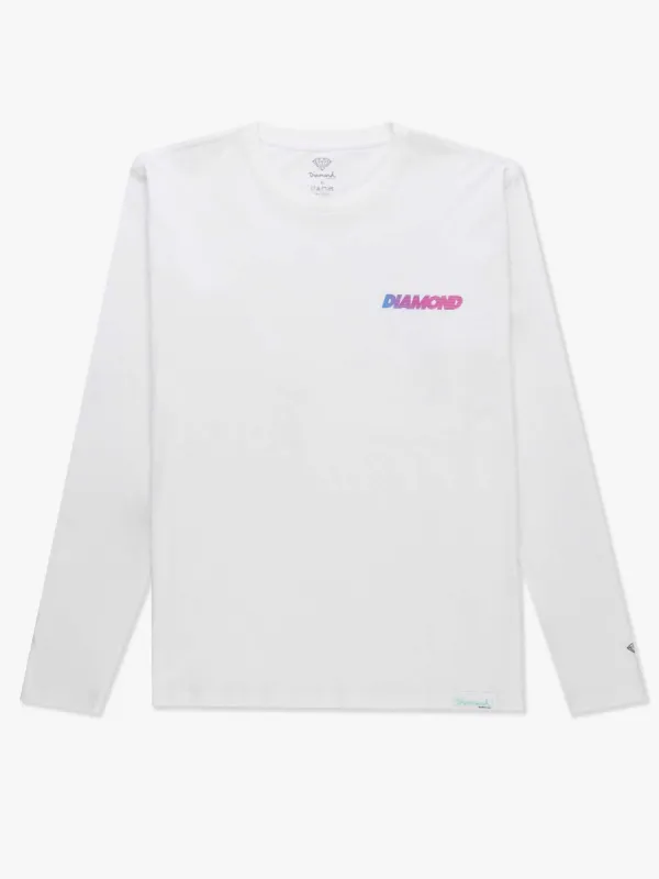 Speed Long Sleeve Tee - White sold by Diamond Supply Co.