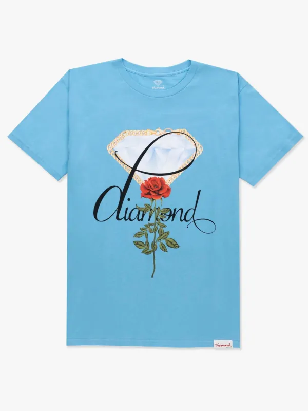 Rose Chain Tee - Light Blue sold by Diamond Supply Co.