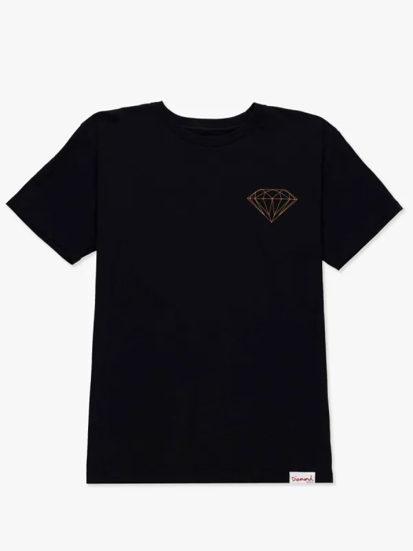 Brilliant Logo Tee - Black sold by Diamond Supply Co.