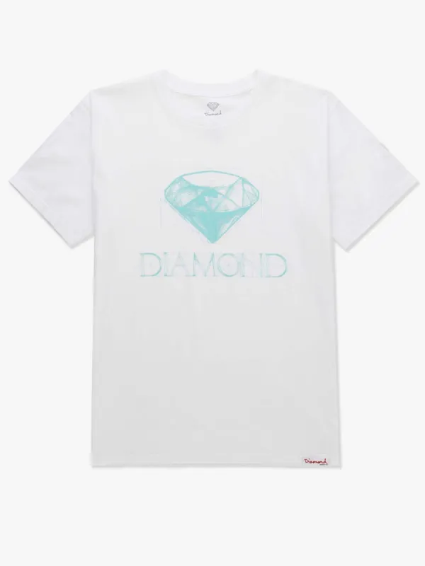 Blueprint Tee - White sold by Diamond Supply Co.
