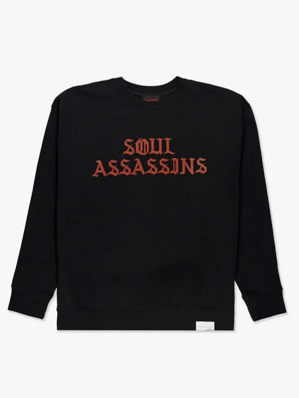 Diamond X Soul Assassins Kill Em All Crewneck - Black made by Diamond Supply Co.