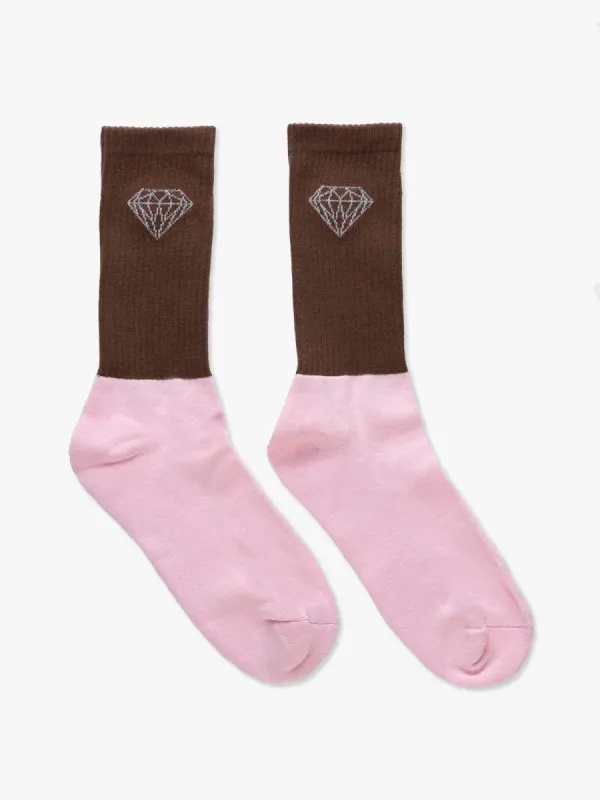 Team Manager Series Crew Sock - Brown sold by Diamond Supply Co.