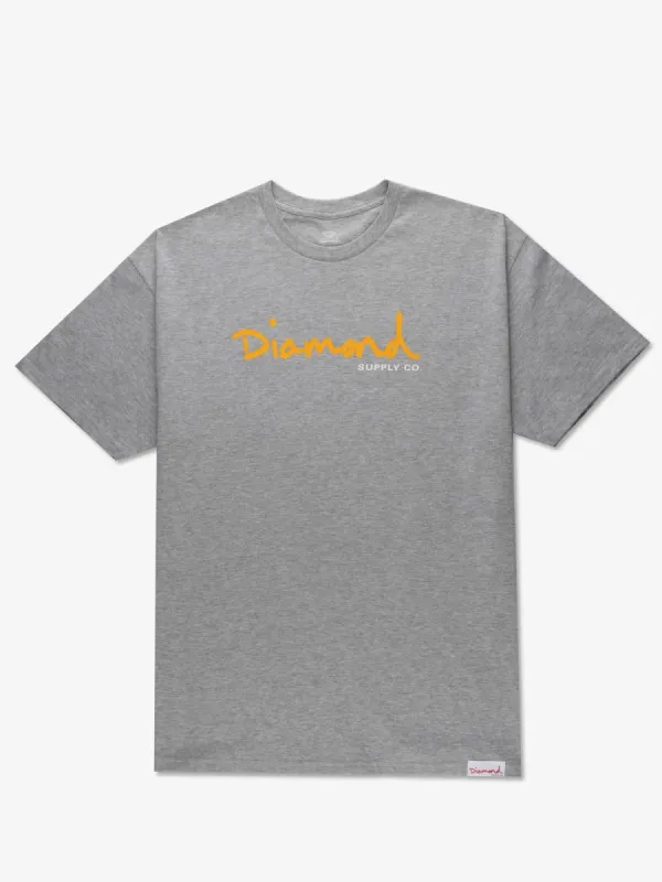 OG Script Tee - Grey sold by Diamond Supply Co.