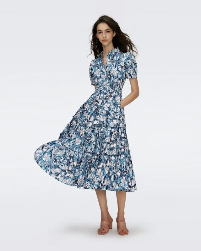 Queena Cotton Dress sold by Diane Von Furstenberg
