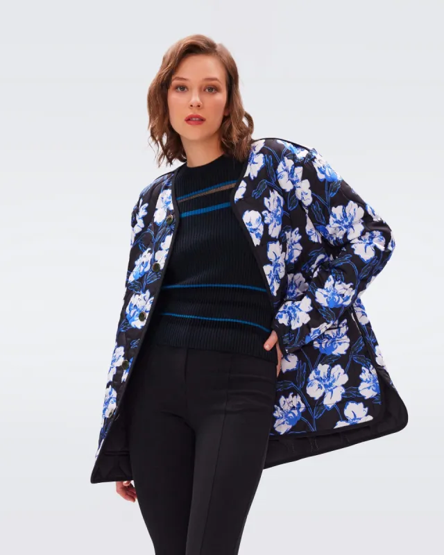 Domino Reversible Coat sold by Diane Von Furstenberg