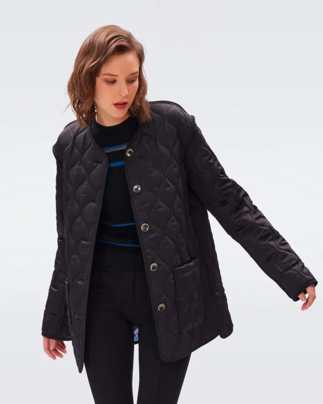 Domino Reversible Coat sold by Diane Von Furstenberg