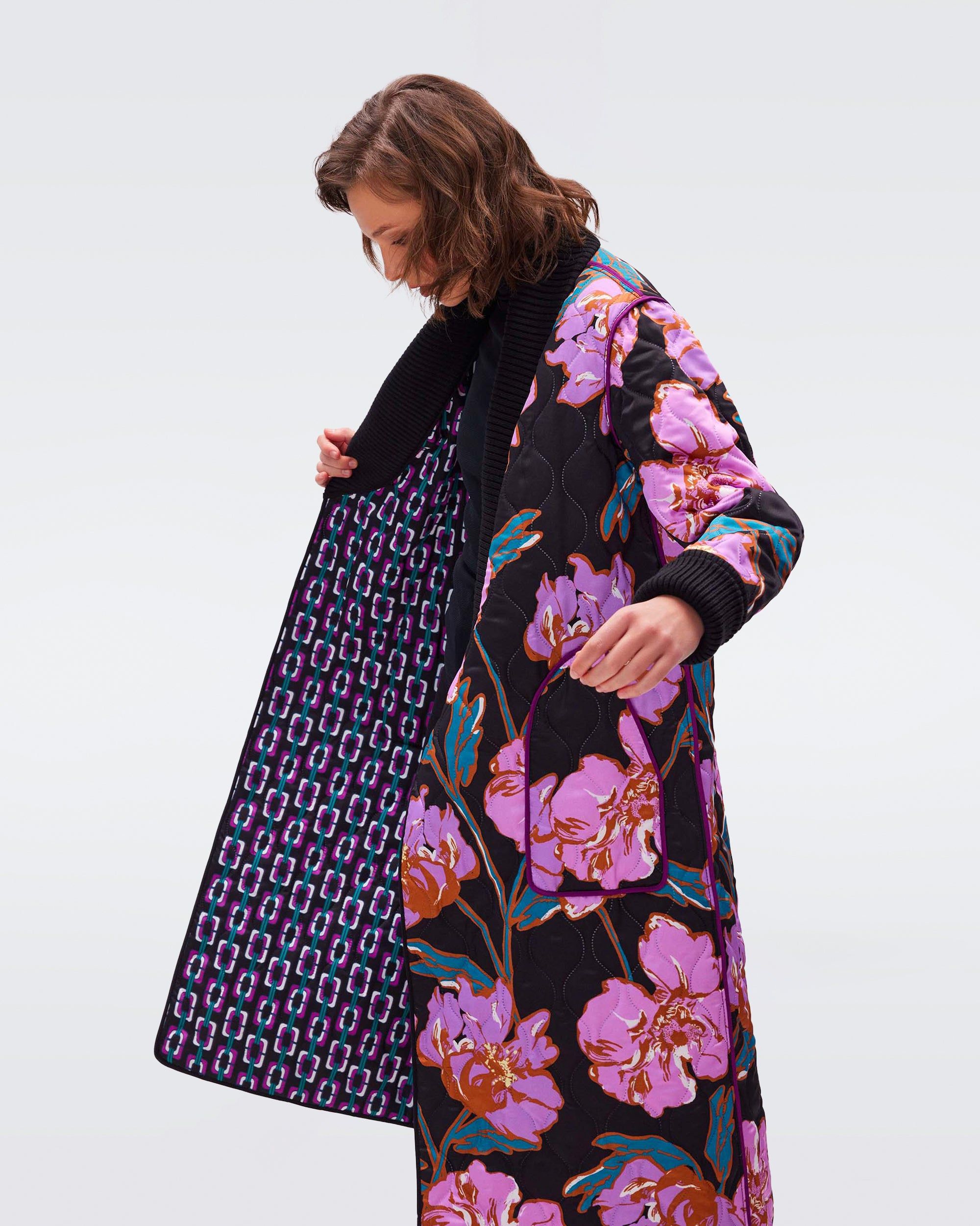 Loana Reversible Coat sold by Diane Von Furstenberg product image thumbnail 4